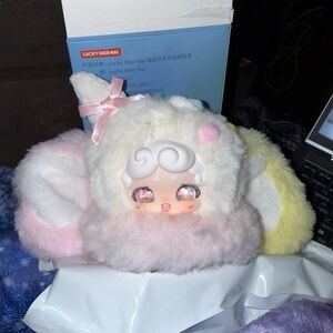 Lucky Deer Nai Rongrong Ice Series Plush - Marshmallow w/ Liquid Glitter Eyes